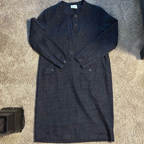 Wrap London Denim Dress size 4 - Picture 1 of 4